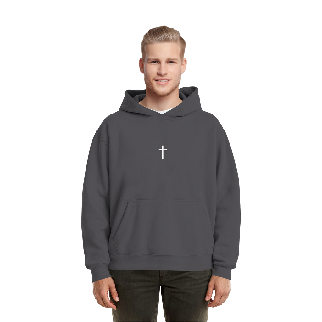 Minimal Kreuz Boxcut Hoodie