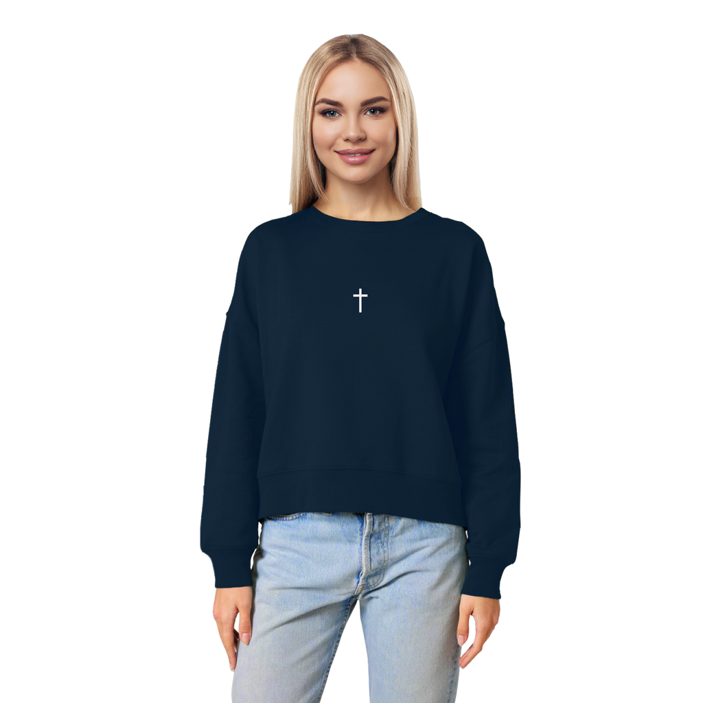 Minimal Kreuz Oversized Sweatshirt