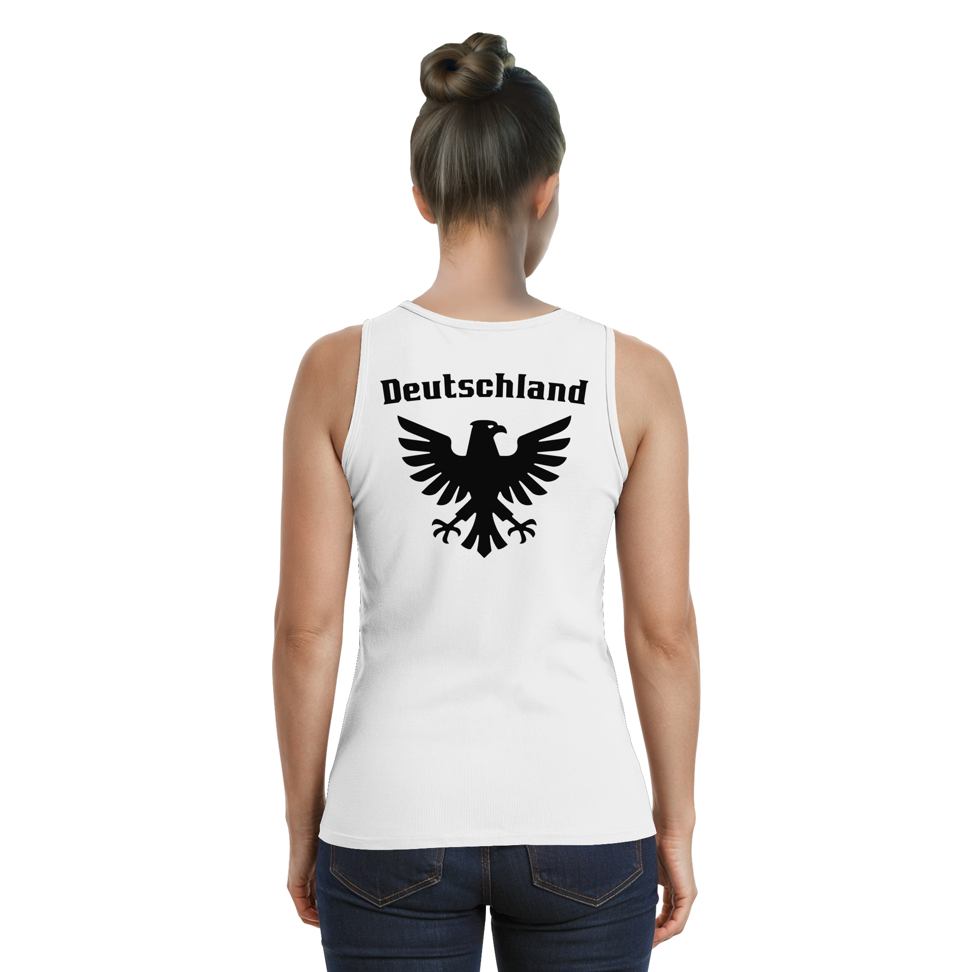 Schwarzer Adler Rücken Tank-Top