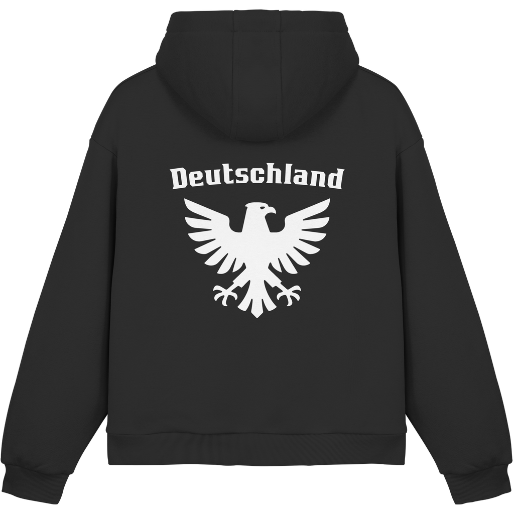 Weißer Adler Rücken Boxcut Hoodie