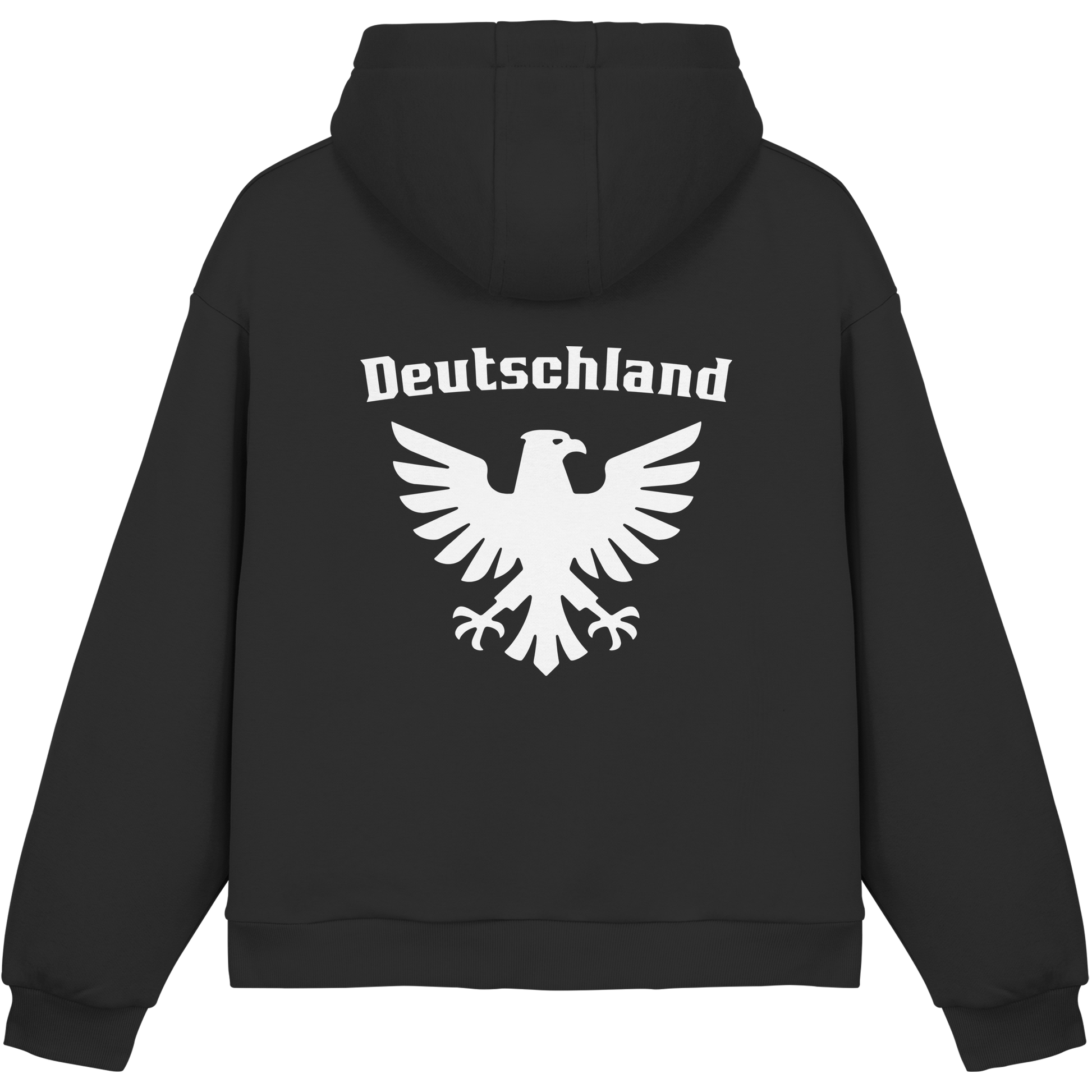 Weißer Adler Rücken Boxcut Hoodie