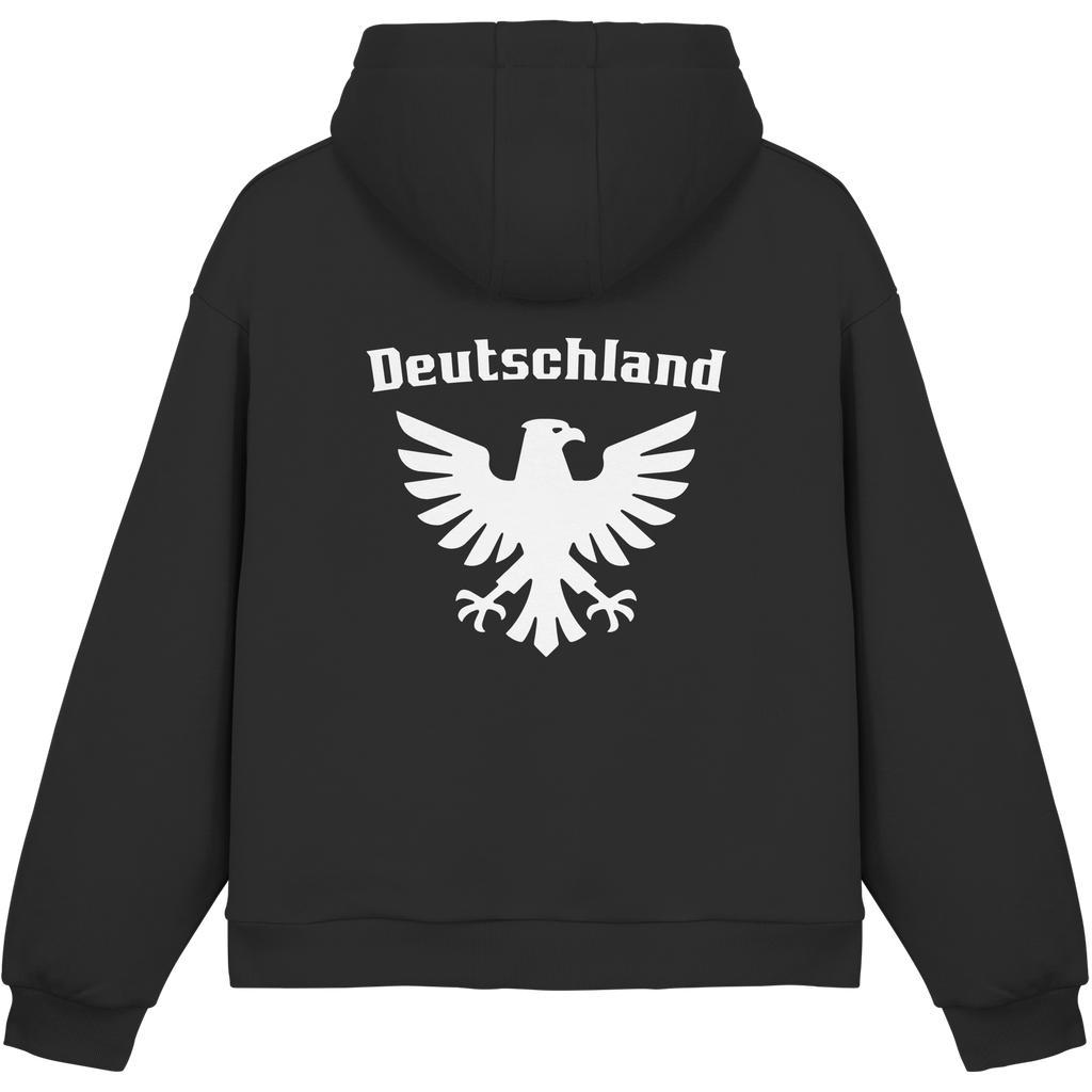 Weißer Adler Rücken Boxcut Hoodie