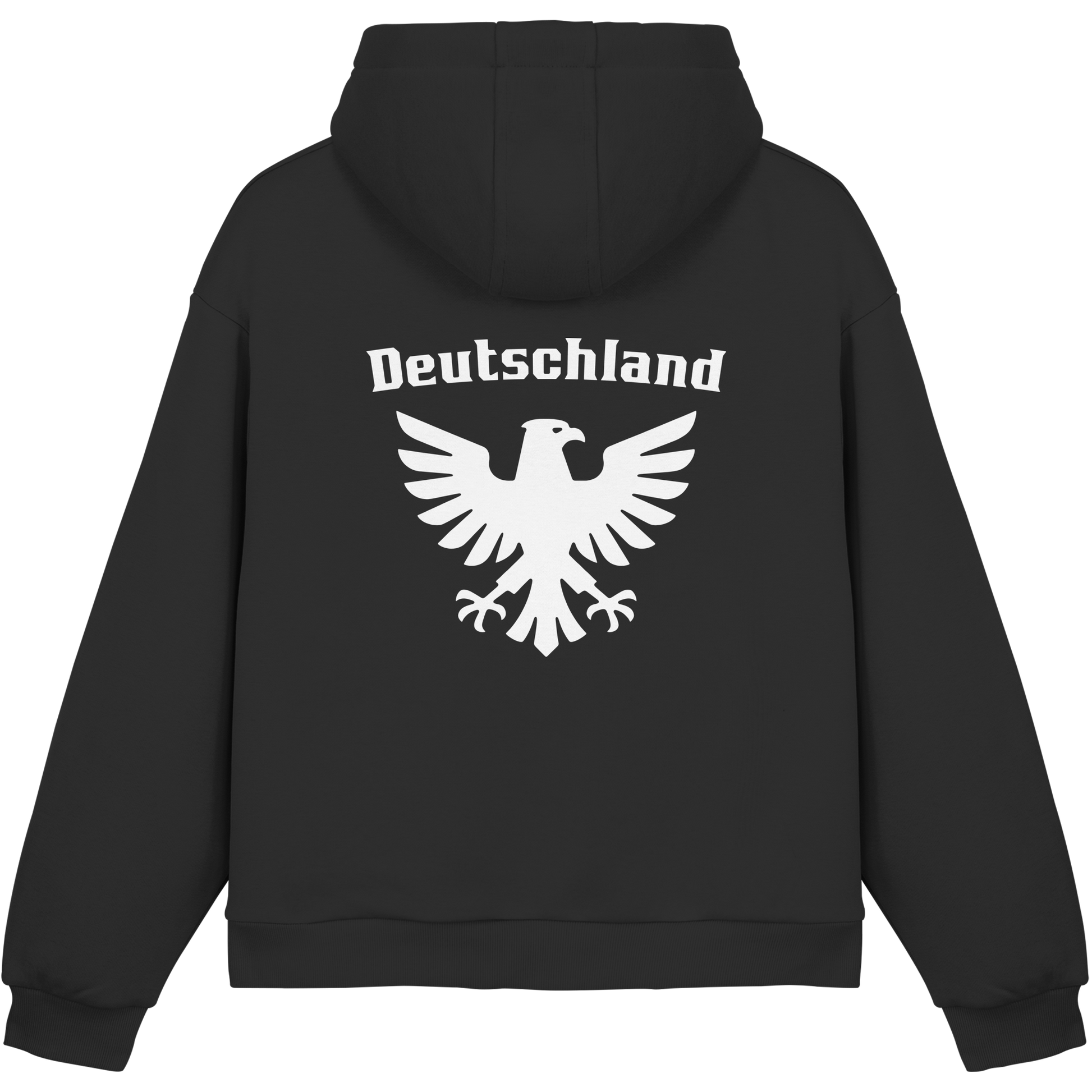 Weißer Adler Rücken Boxcut Hoodie