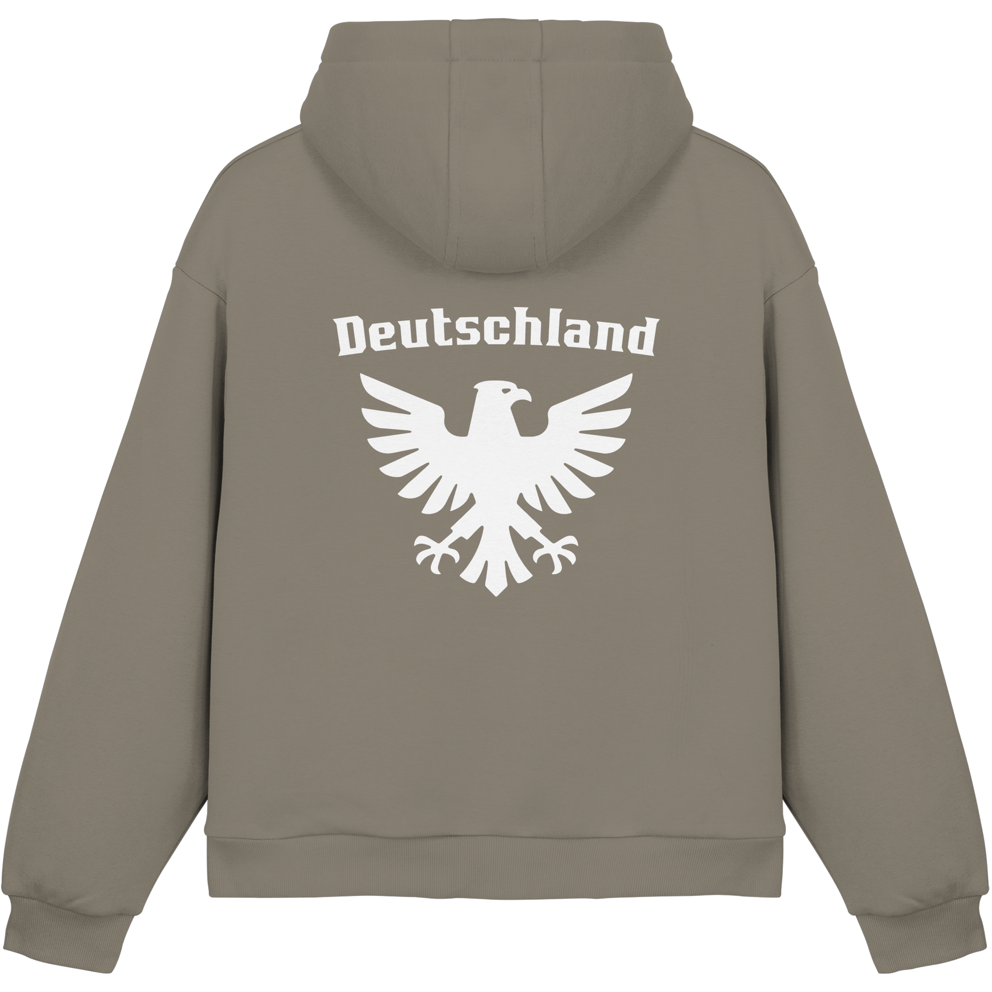 Weißer Adler Rücken Boxcut Hoodie