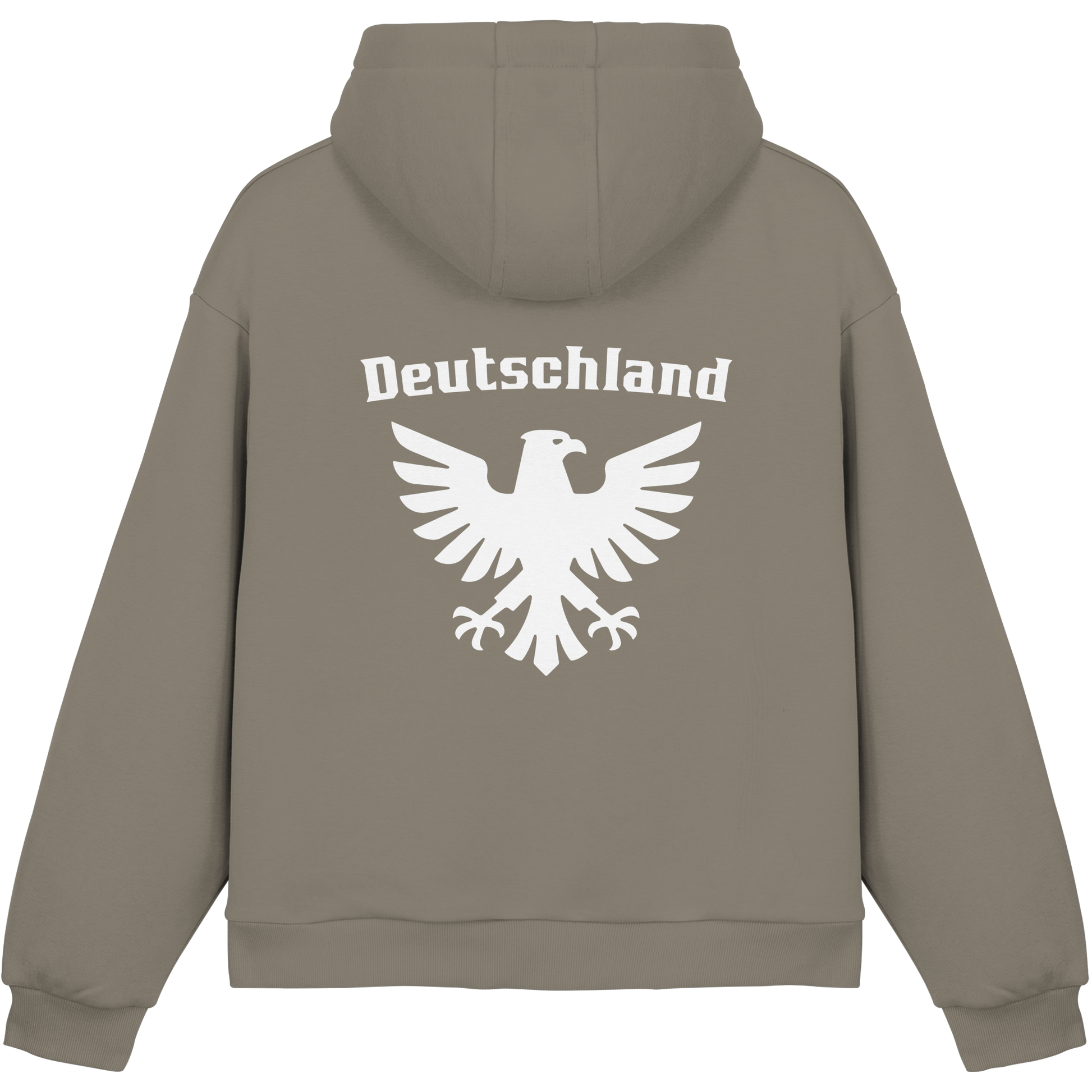 Weißer Adler Rücken Boxcut Hoodie