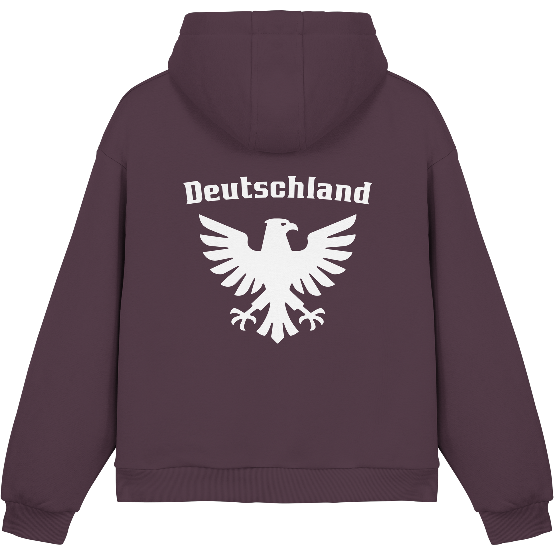 Weißer Adler Rücken Boxcut Hoodie