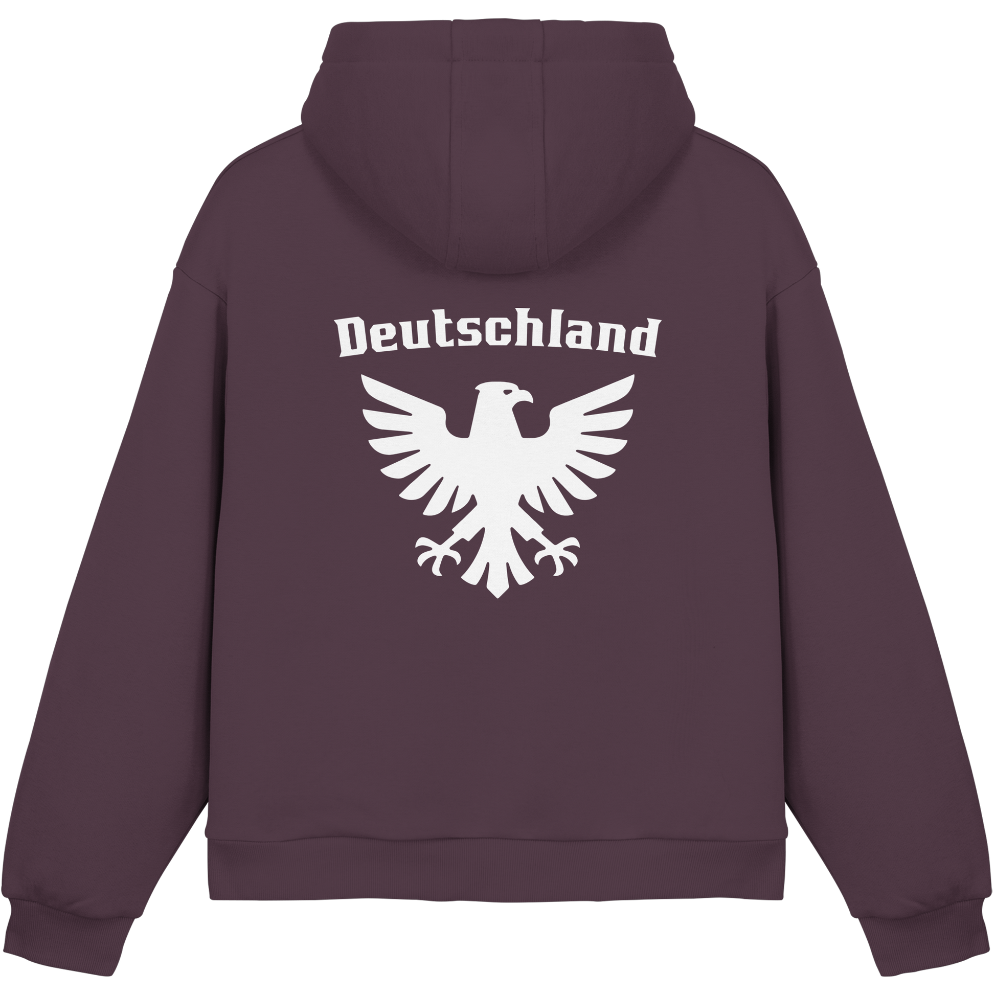 Weißer Adler Rücken Boxcut Hoodie