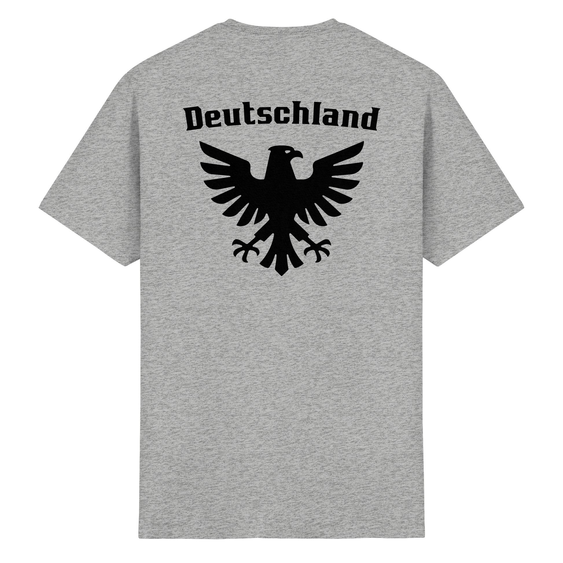 Schwarzer Adler Rücken T-Shirt Männer