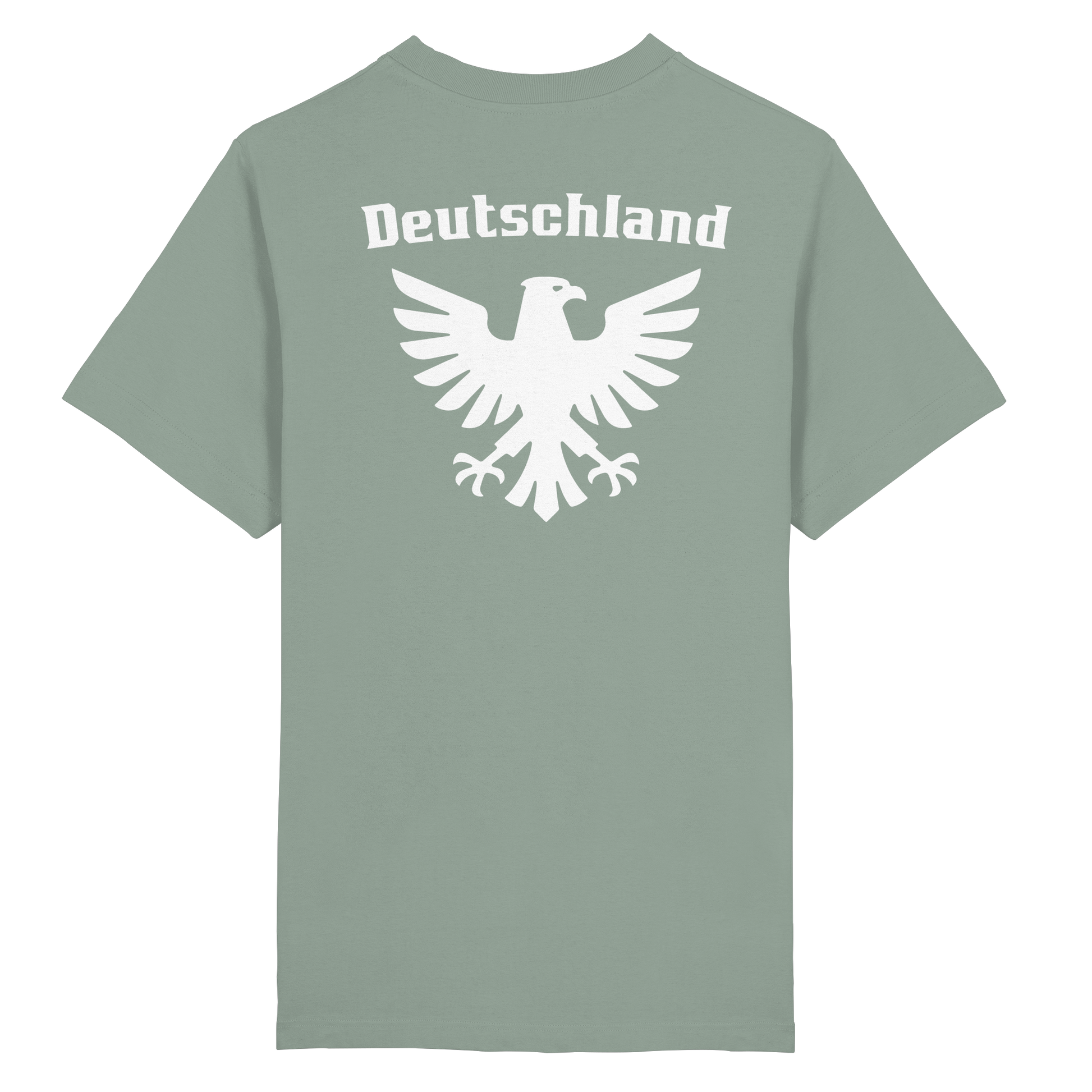 Weißer Adler Rücken Oversized T-Shirt