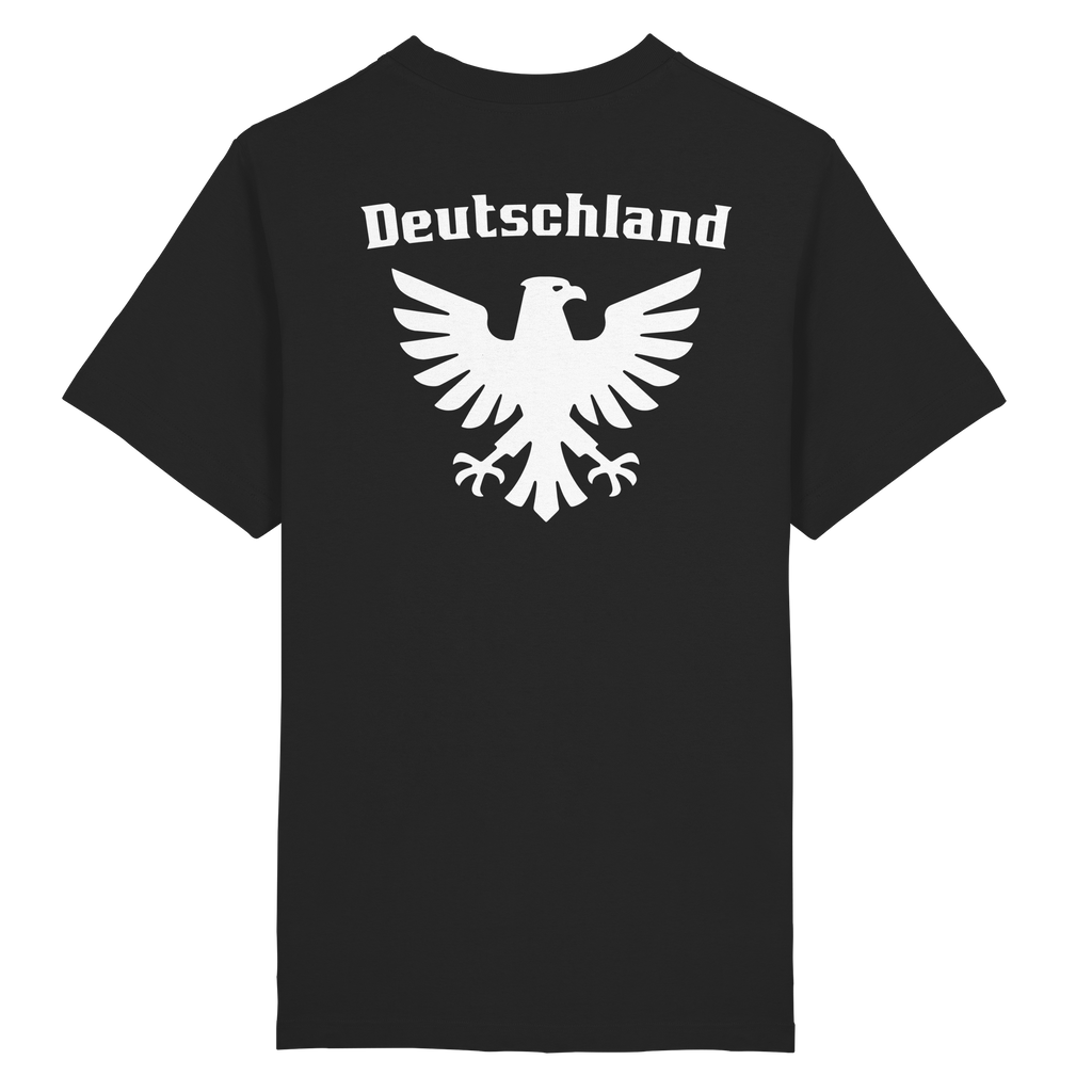 Weißer Adler Rücken Oversized T-Shirt
