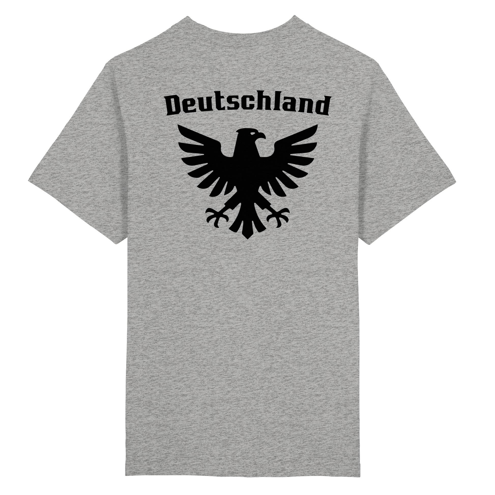 Schwarzer Adler Rücken Oversized T-Shirt