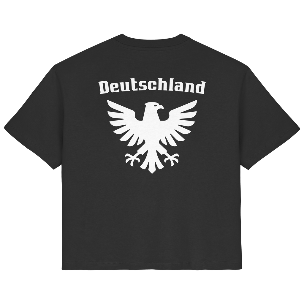 Weißer Adler Rücken Frauen Bio T-Shirt