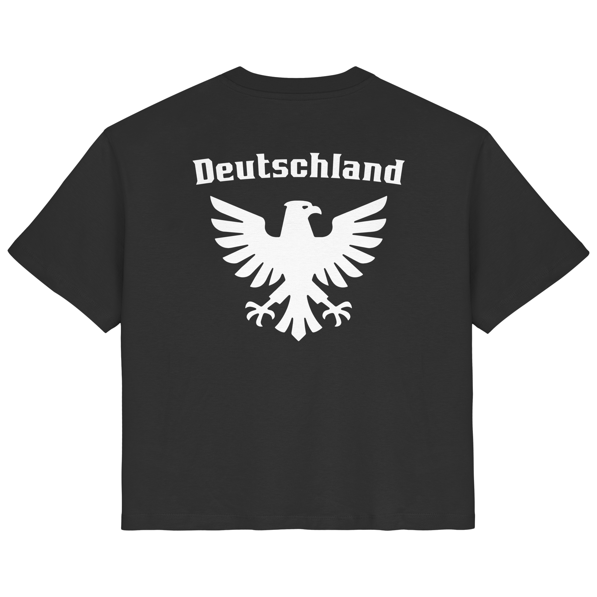 Weißer Adler Rücken Frauen Bio T-Shirt