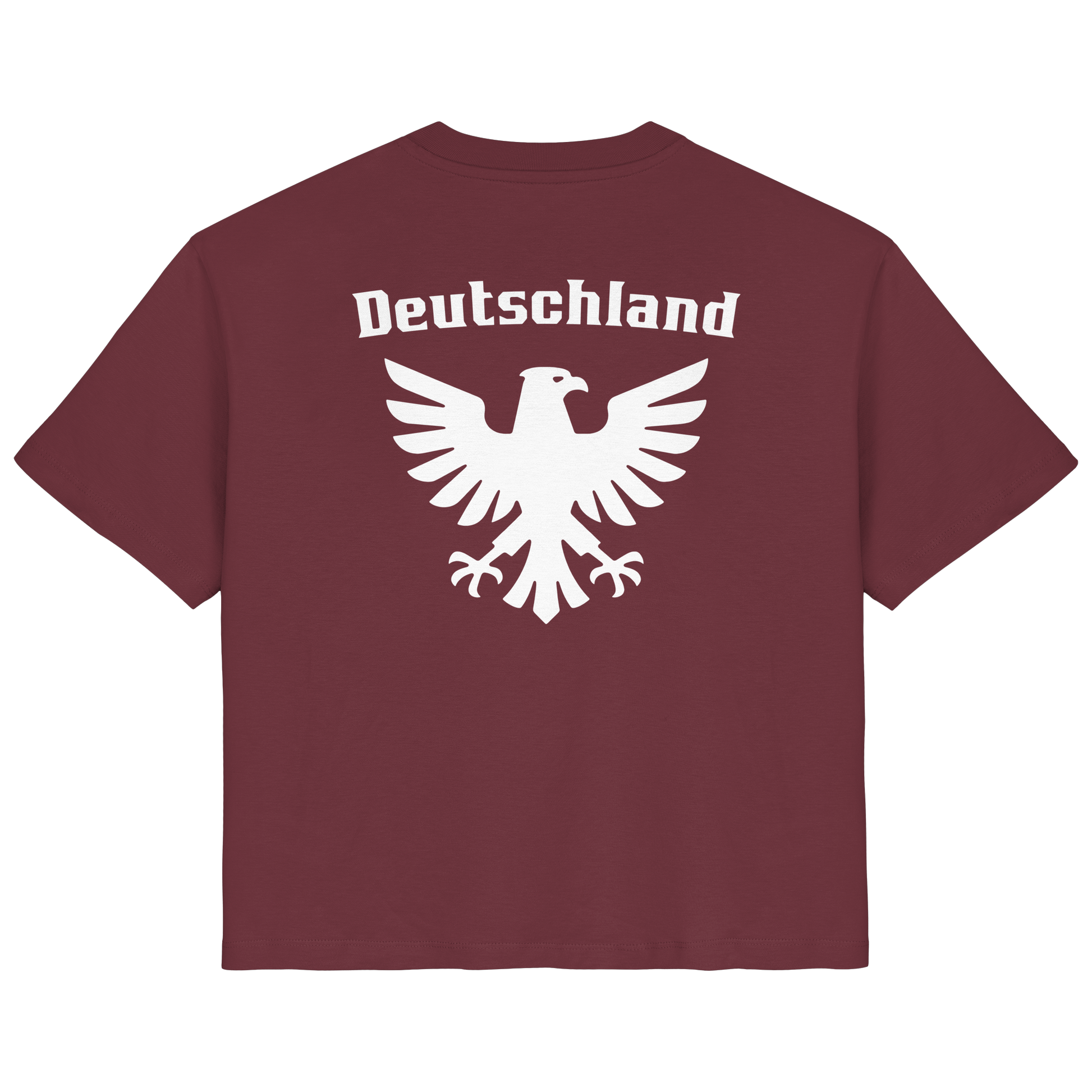 Weißer Adler Rücken Frauen Bio T-Shirt