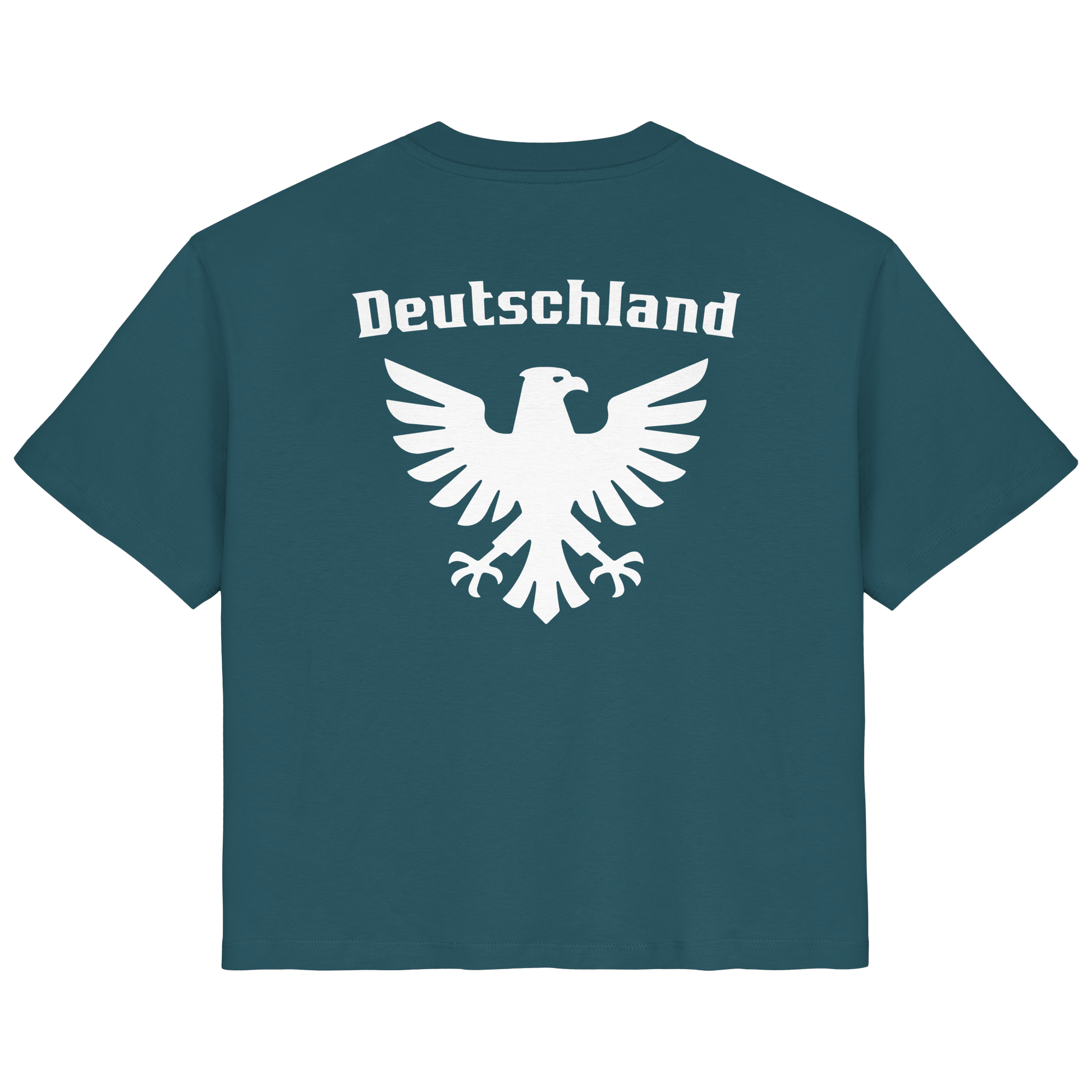Weißer Adler Rücken Frauen Bio T-Shirt