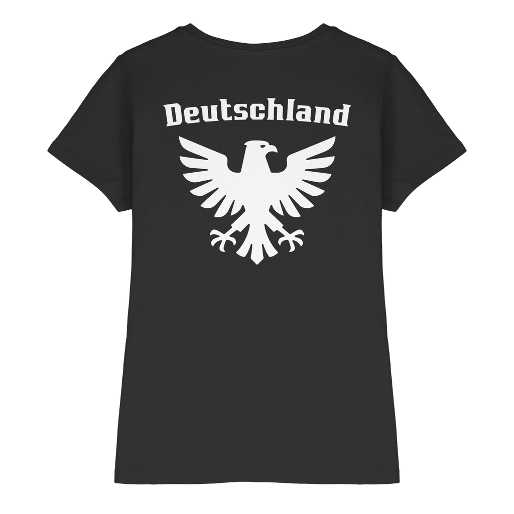 Weißer Adler Rücken Frauen T-Shirt