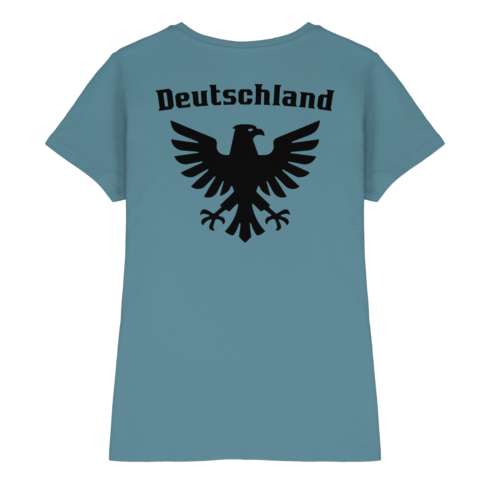 Schwarzer Adler Rücken Frauen T-Shirt
