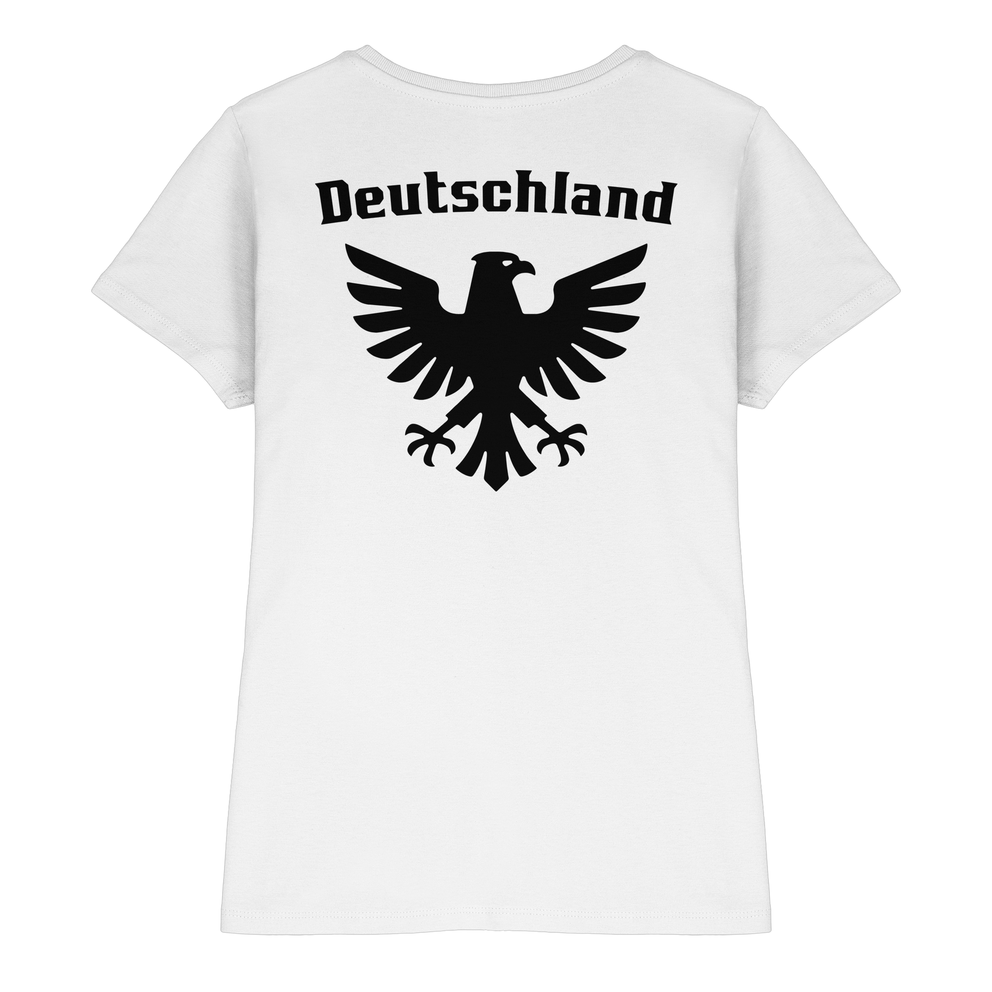 Schwarzer Adler Rücken Frauen T-Shirt