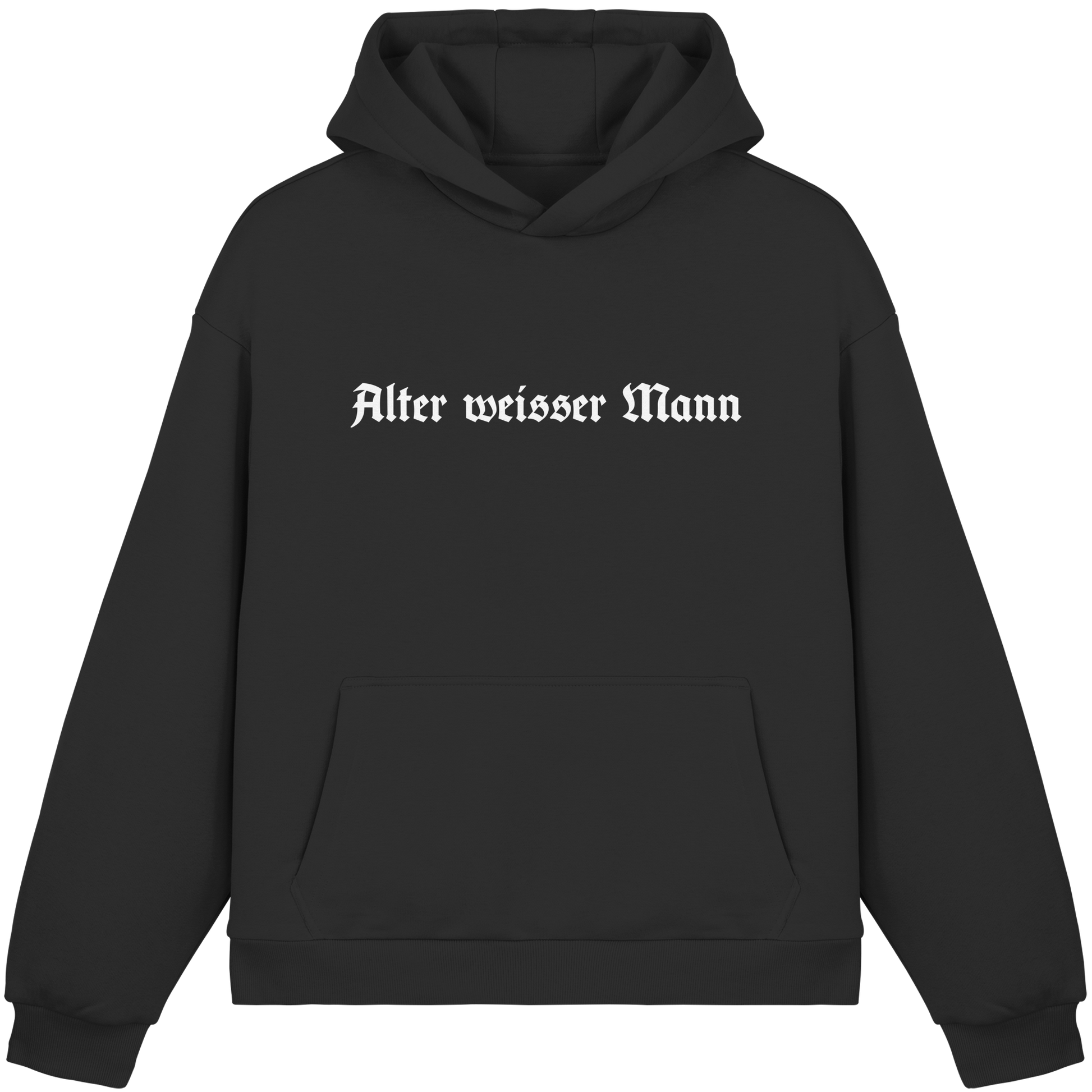 Alter weisser Mann Hoodie