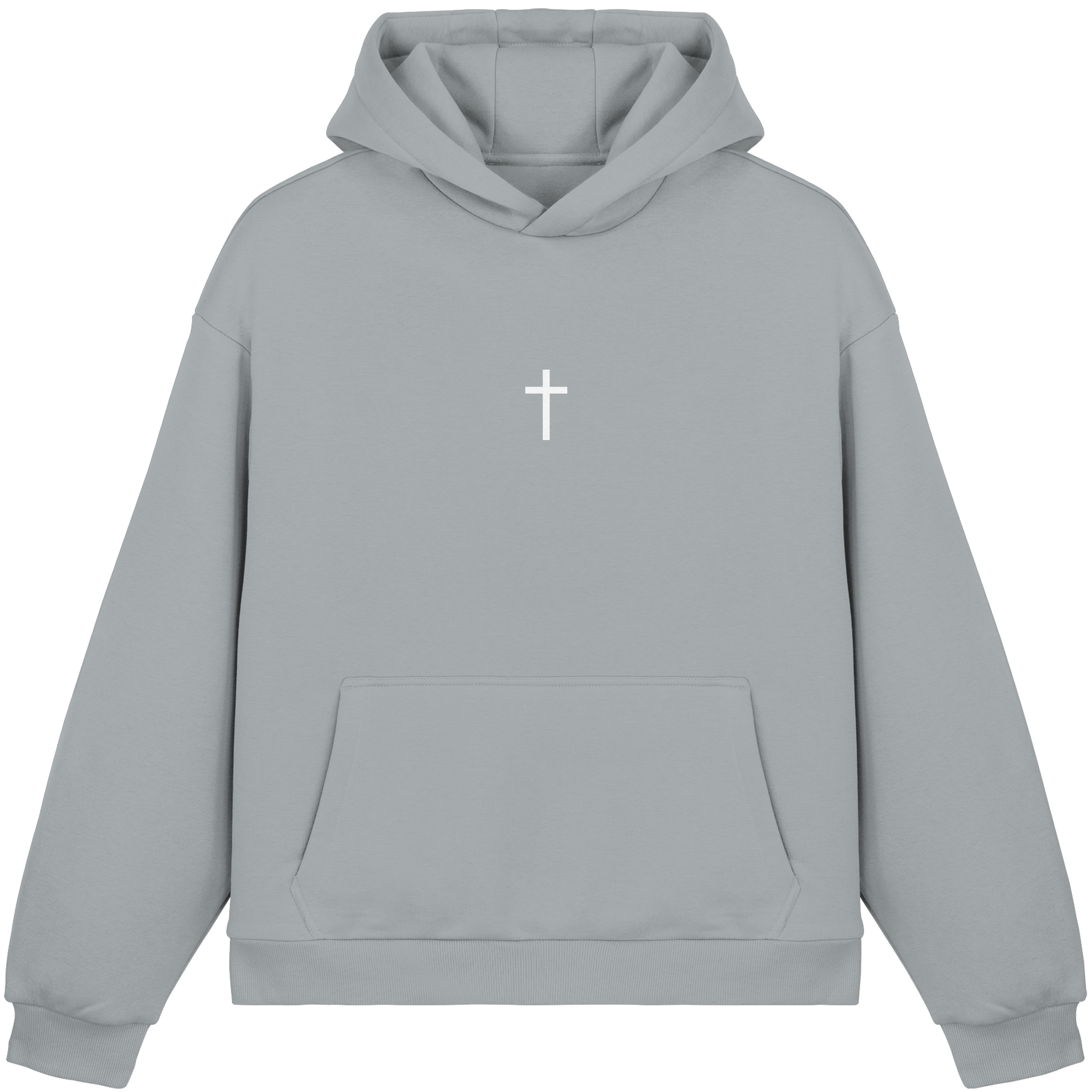Minimal Kreuz Boxcut Hoodie