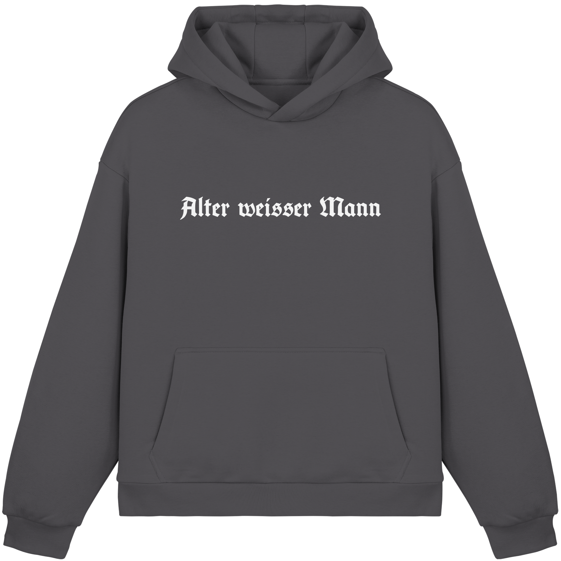 Alter weisser Mann Hoodie