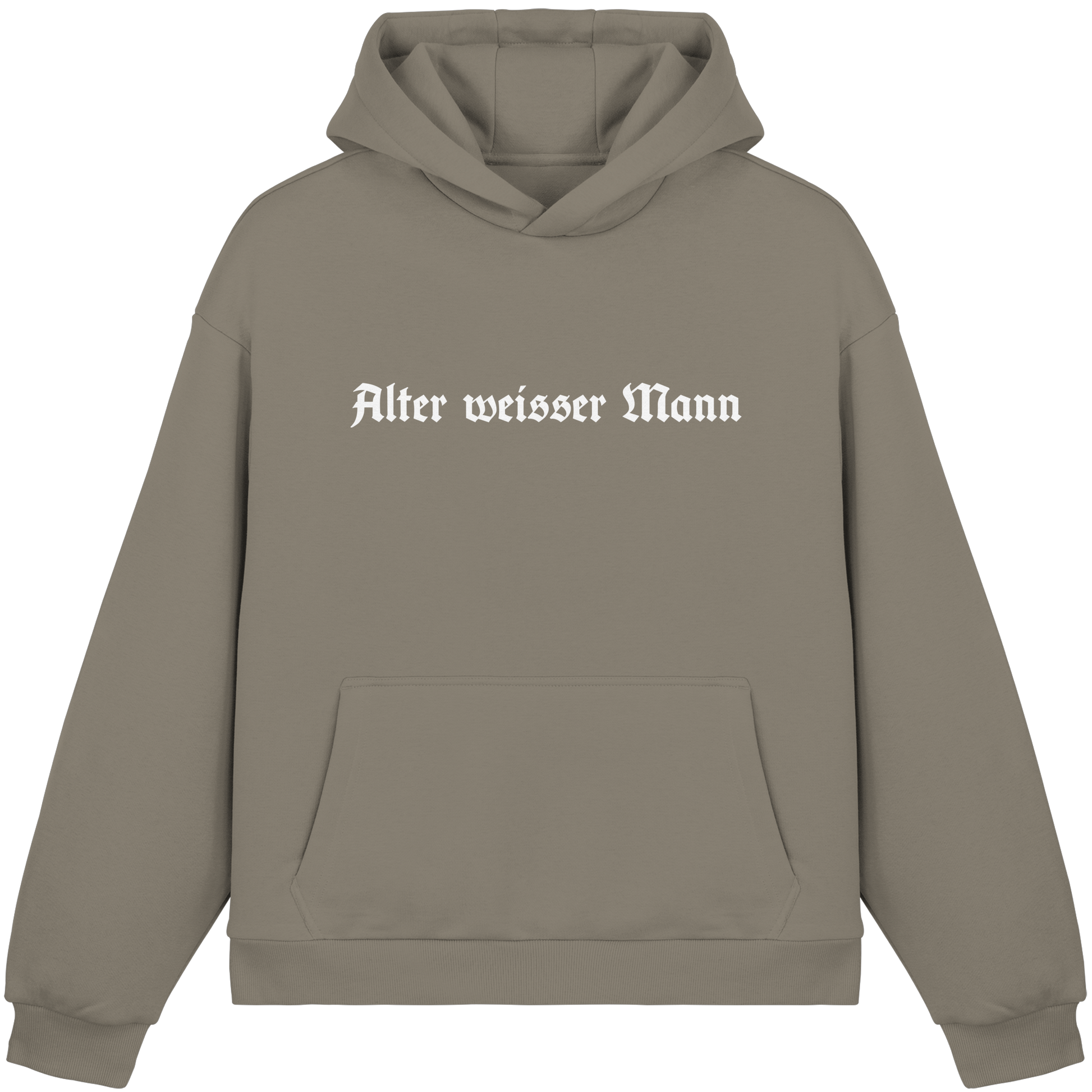 Alter weisser Mann Hoodie