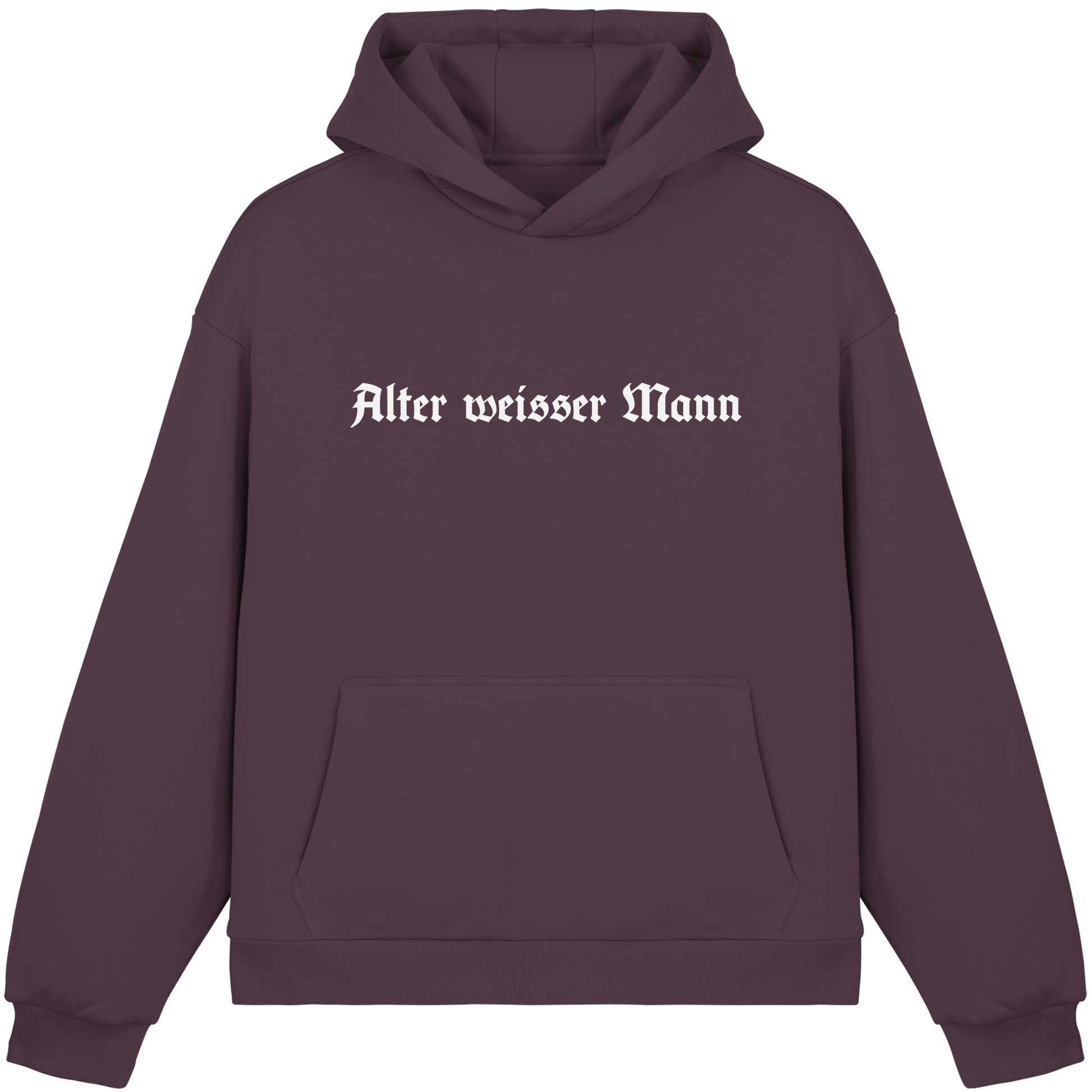 Alter weisser Mann Hoodie