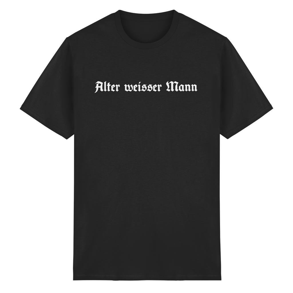 Alter weisser Mann T-Shirt