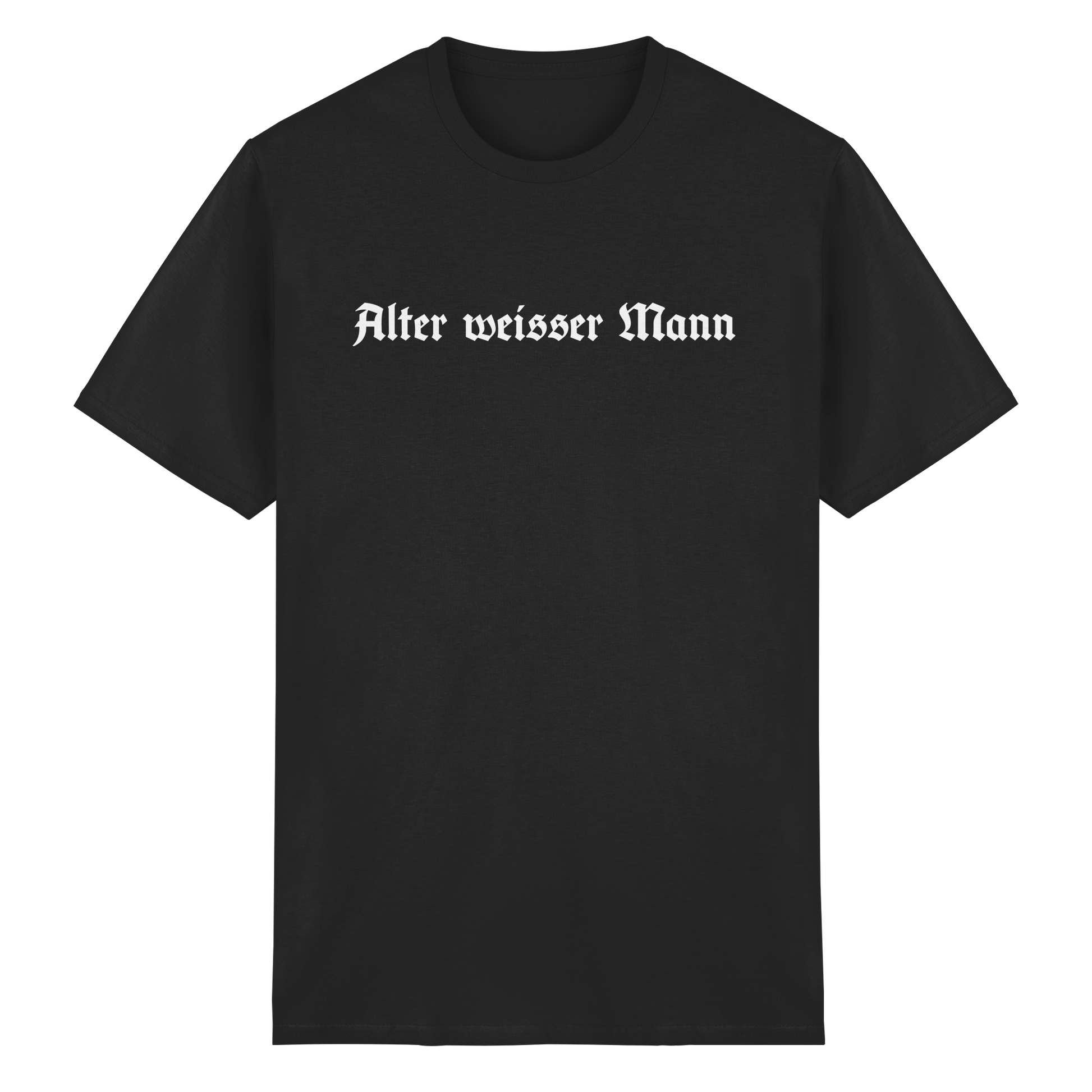 Alter weisser Mann T-Shirt