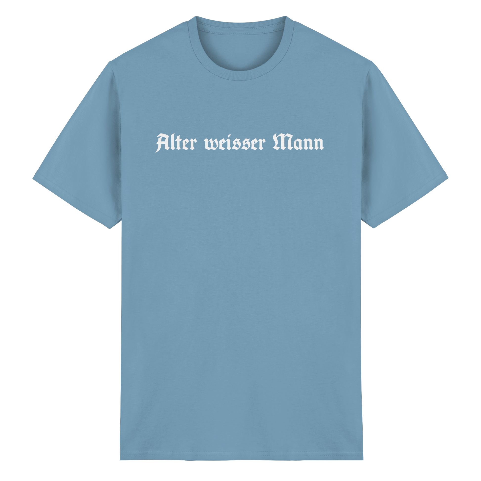 Alter weisser Mann T-Shirt