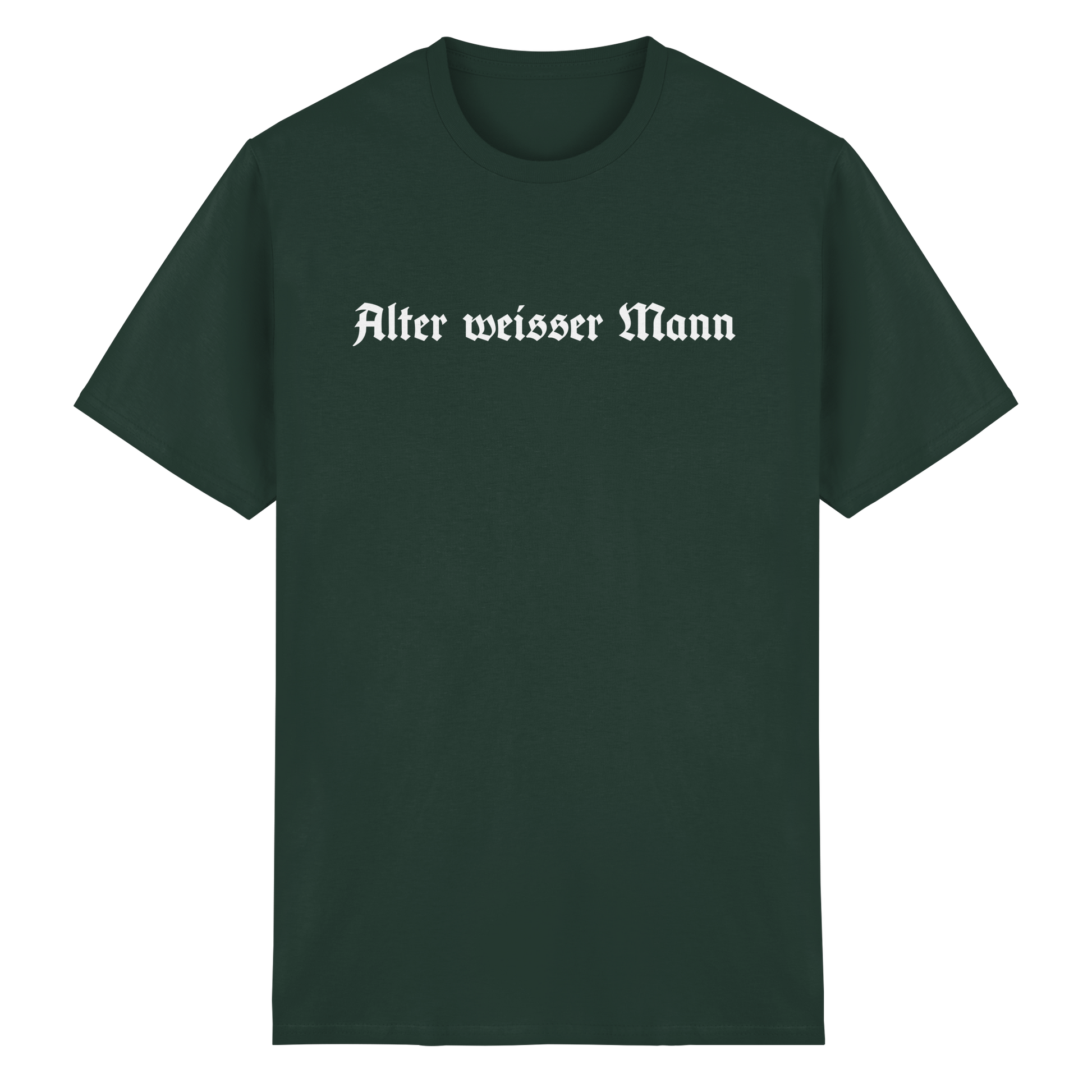Alter weisser Mann T-Shirt