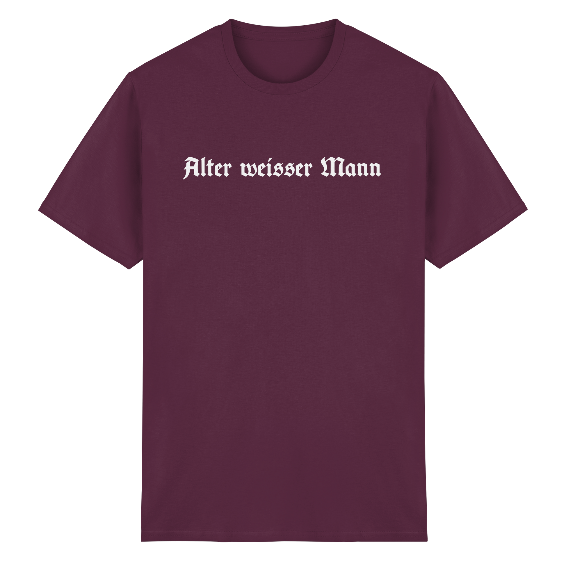 Alter weisser Mann T-Shirt