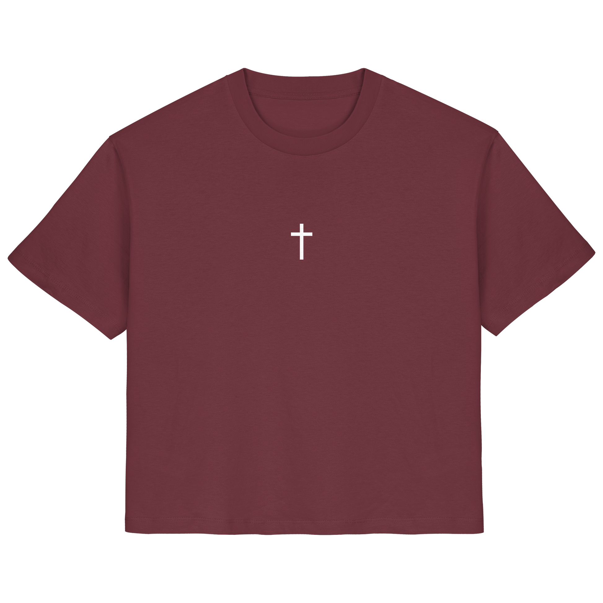 Minimal Kreuz Frauen Bio T-Shirt