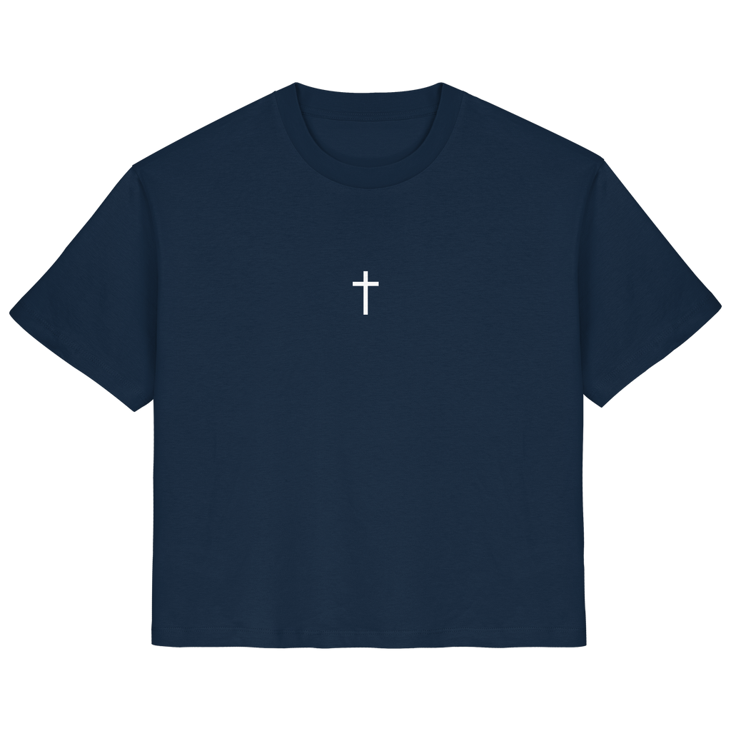 Minimal Kreuz Frauen Bio T-Shirt