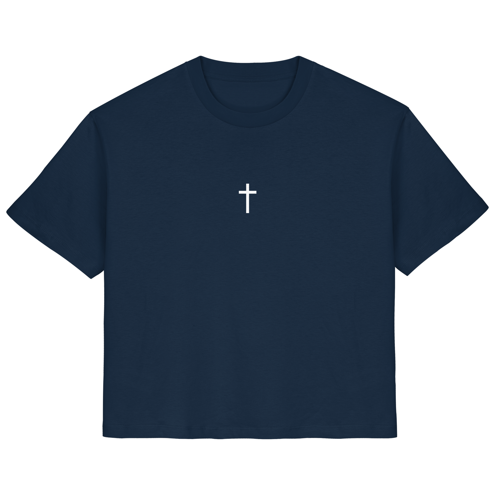 Minimal Kreuz Frauen Bio T-Shirt