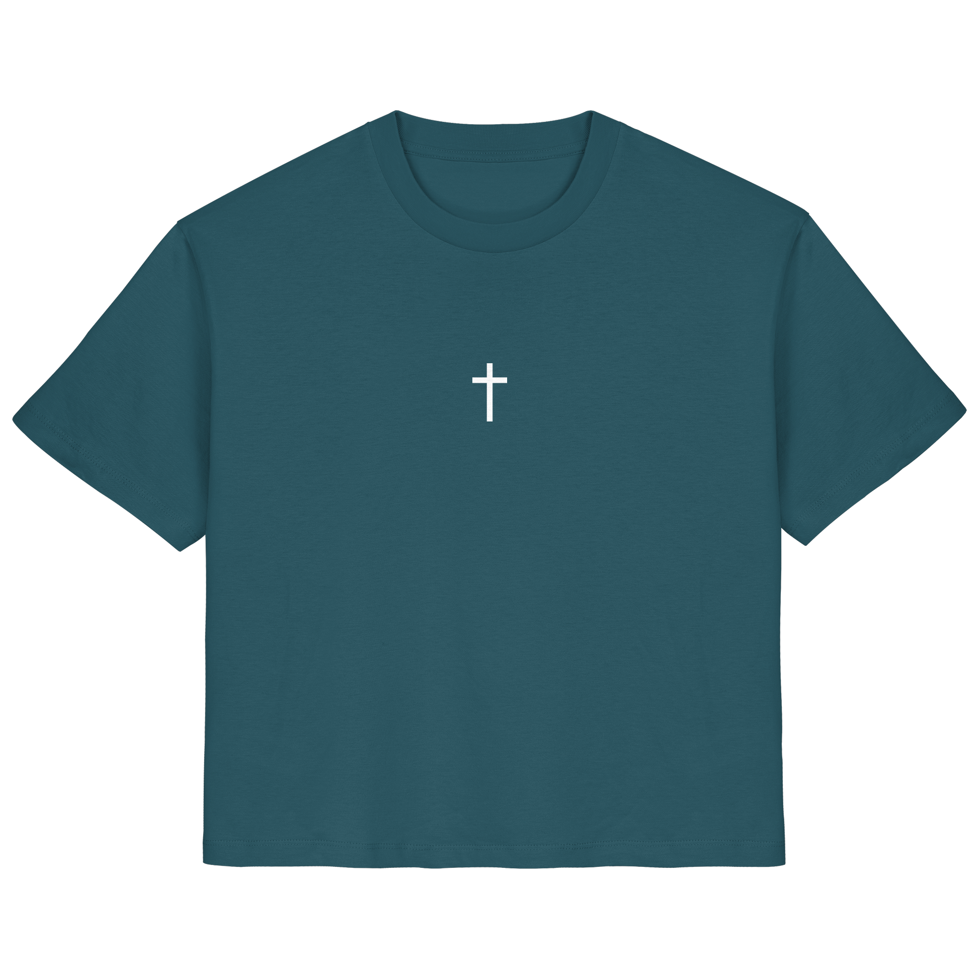 Minimal Kreuz Frauen Bio T-Shirt