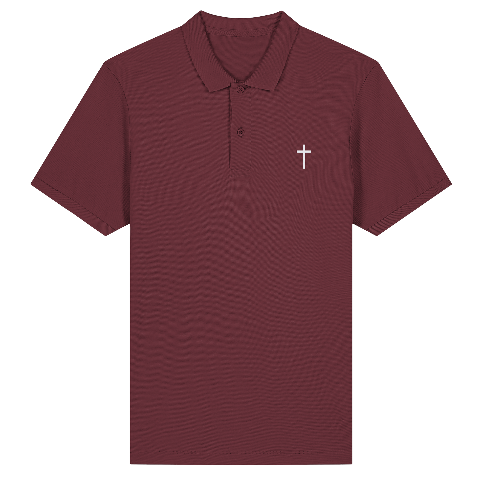 Polo mit aufgesticktem Kreuz