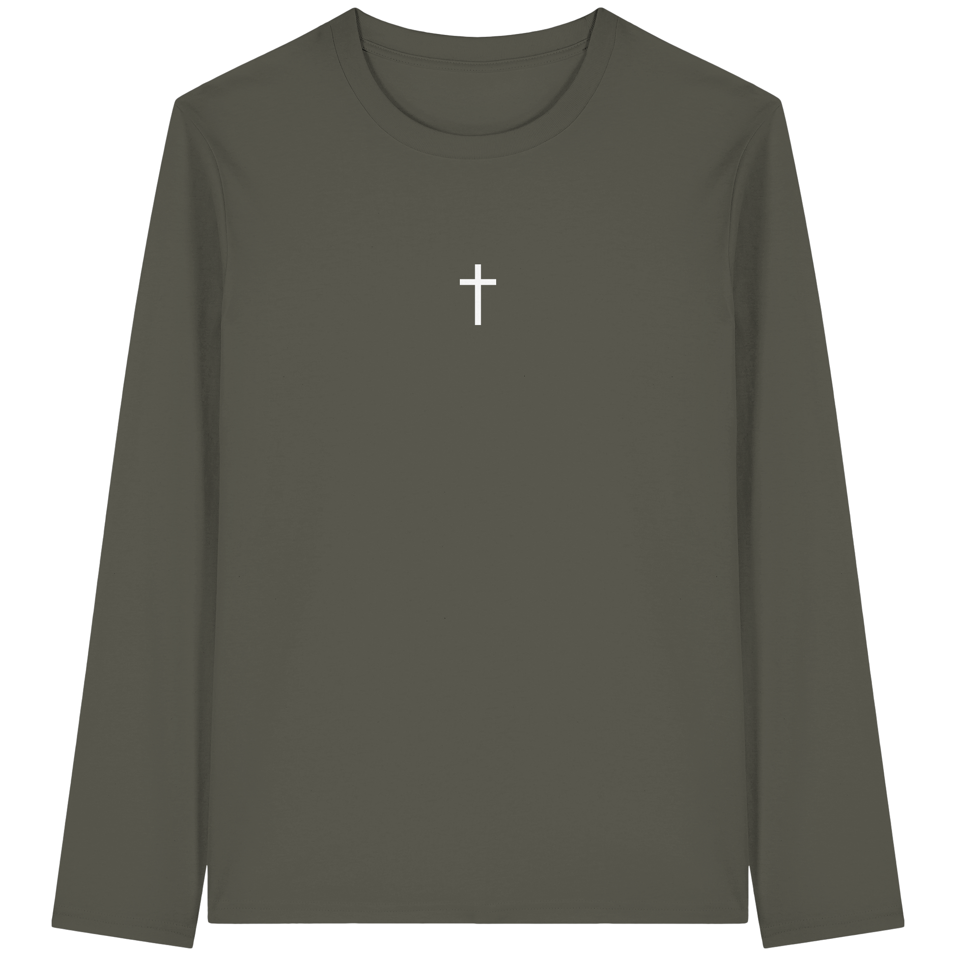 Minimal Kreuz Bio Langarm Shirt