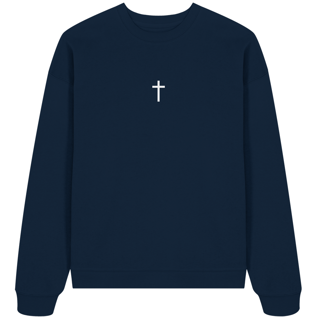 Minimal Kreuz Oversized Sweatshirt