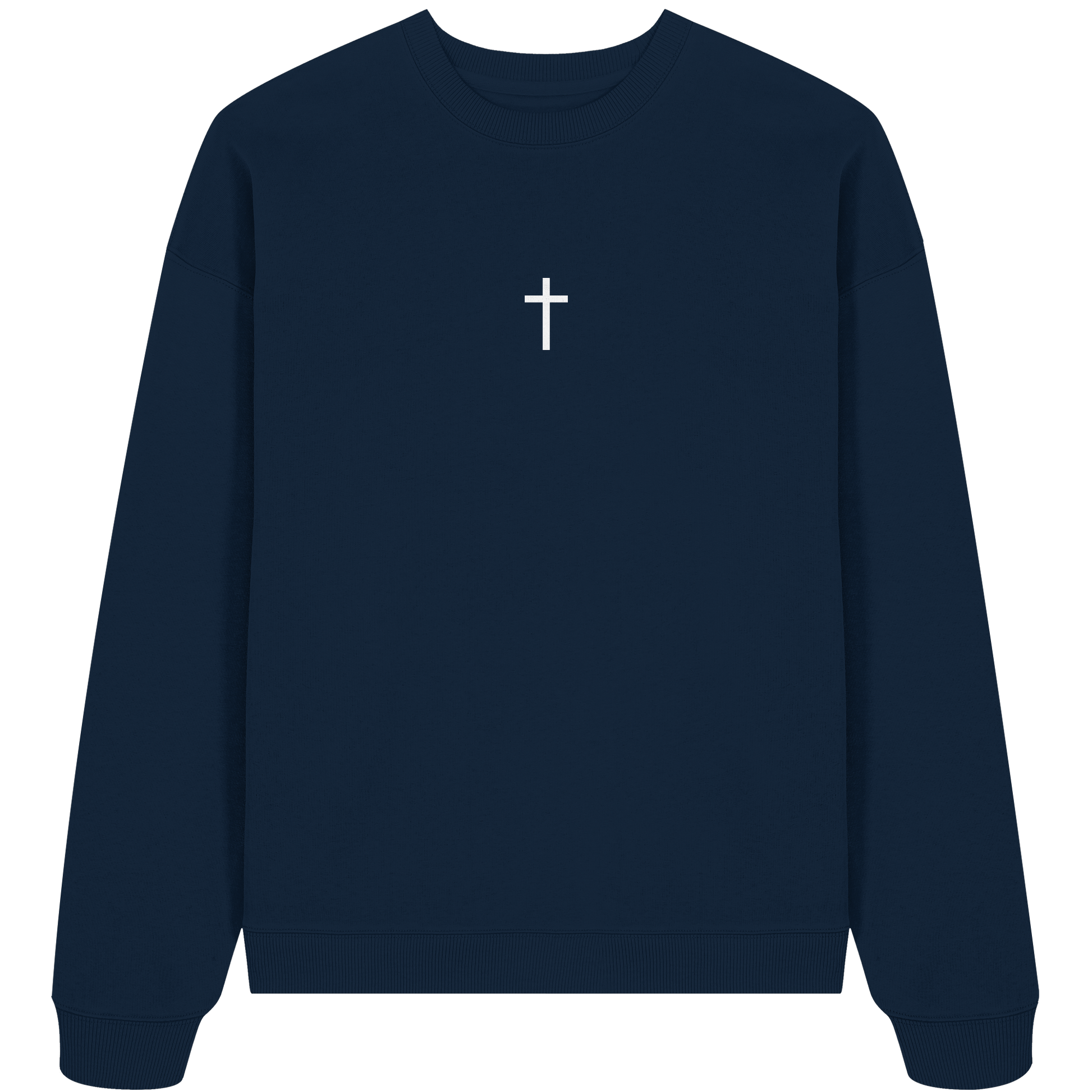 Minimal Kreuz Oversized Sweatshirt