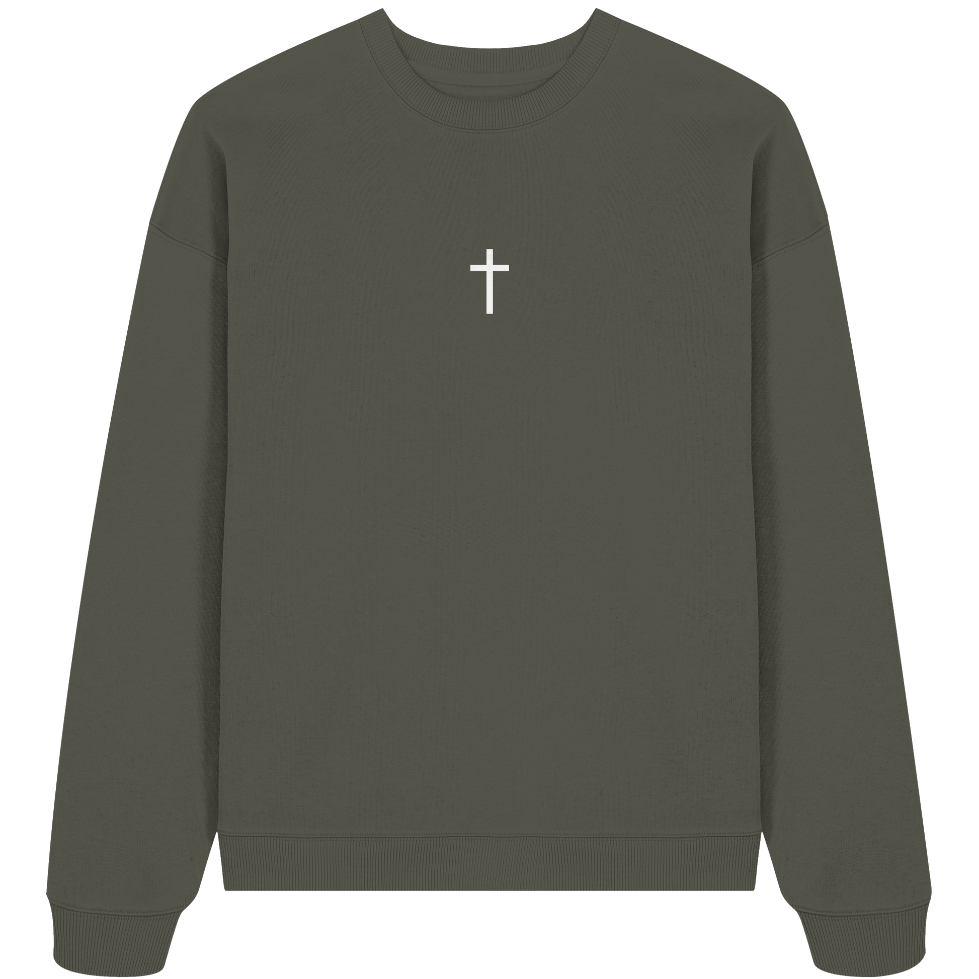 Minimal Kreuz Oversized Sweatshirt