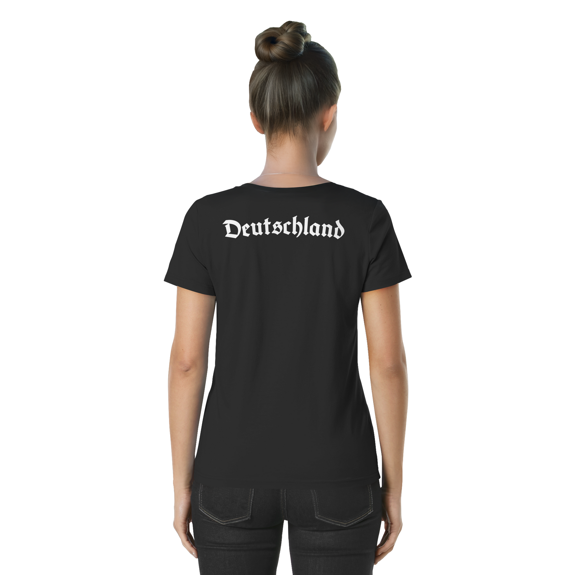 Deutschland Rücken Frauen T-Shirt