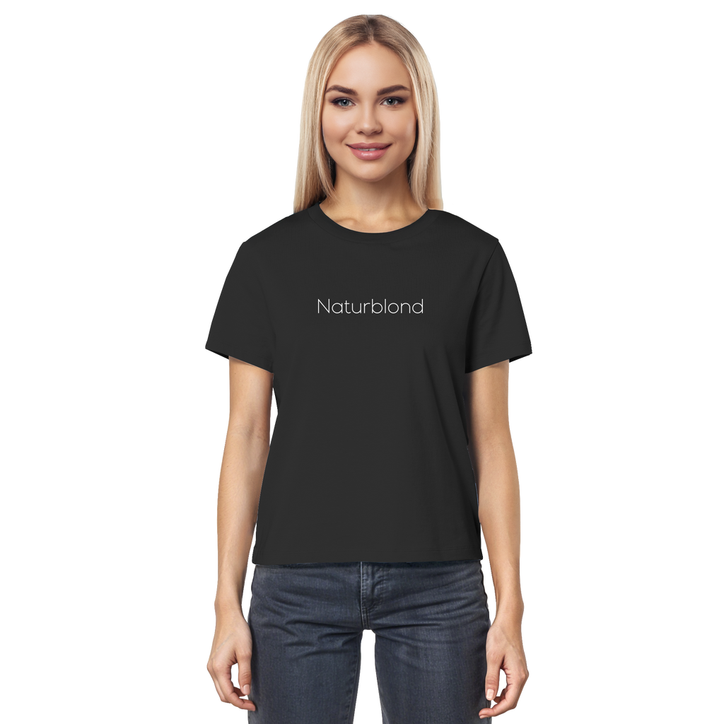 Naturblond modern Frauen Bio T-Shirt
